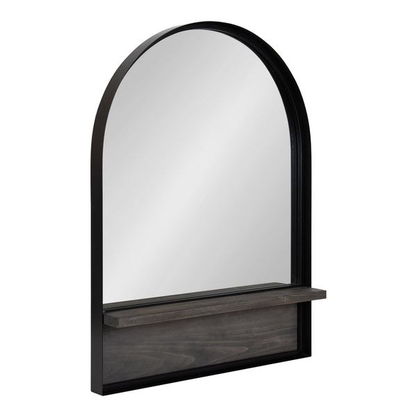 Kate & Laurel Owing Framed Arch Mirror With Shelf