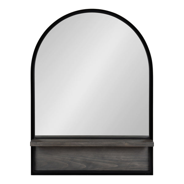 Kate & Laurel Owing Framed Arch Mirror With Shelf