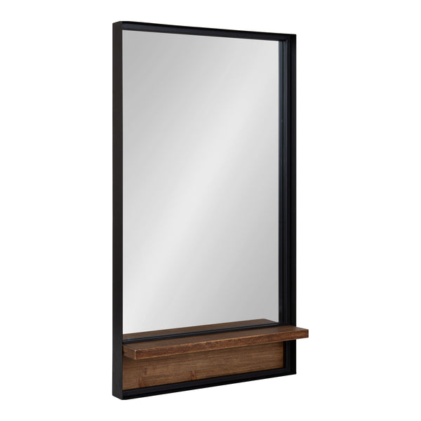 kate & laurel Owing Rectangle Mirror with Shelf