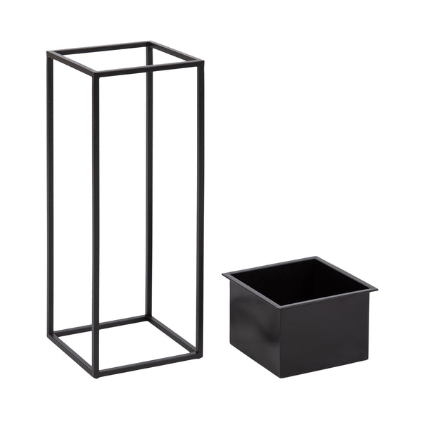 Kate & Laurel Palade Free Standing Metal Planter Set
