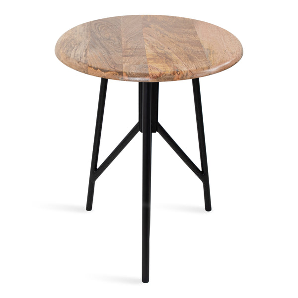 Kate & Laurel Pallson Round Wood Side Table