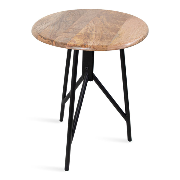 Kate & Laurel Pallson Round Wood Side Table