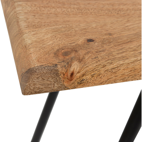 Kate & Laurel Pallson Wood And Metal Bench