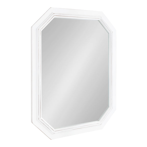Kate & Laurel Palmer Wood Octagon Wall Mirror