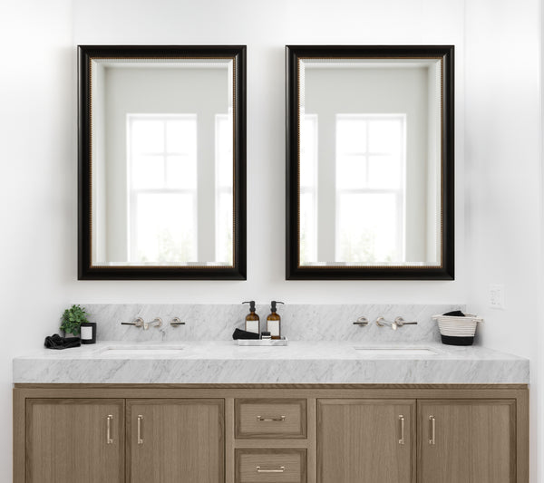 Kate & Laurel Parodi Rectangle Bathroom Wall Mirror