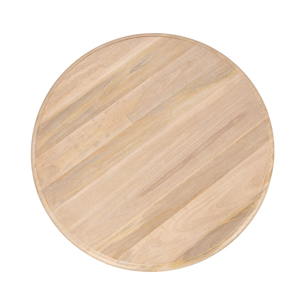 Kate & Laurel Patresa Carved Round Wood Coffee Table