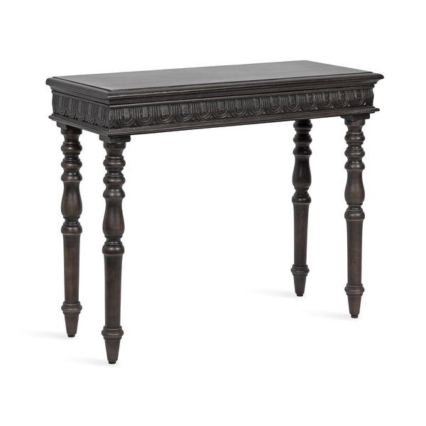 kate & laurel Patresa Carved Wood Console Table
