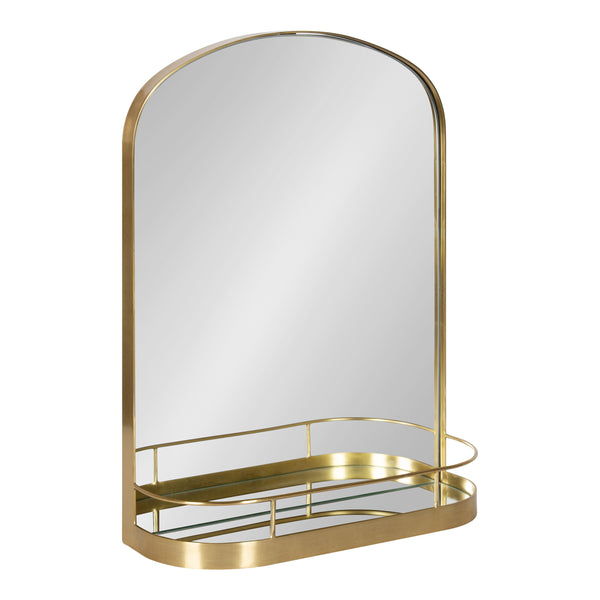Kate & Laurel Peyson Framed Arch Mirror With Shelf