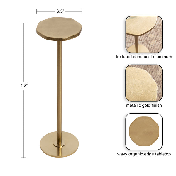 Kate & Laurel Pianka Round Drink Table