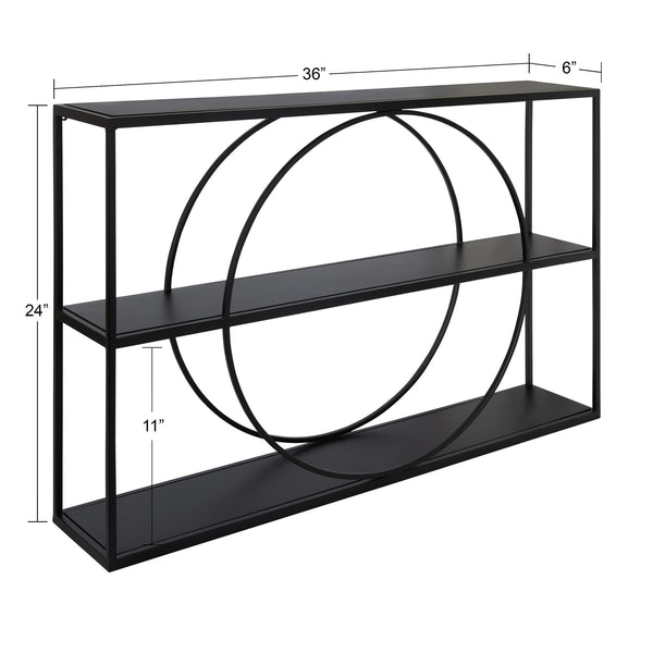 Kate & Laurel Pirzada Geometric Wall Shelf