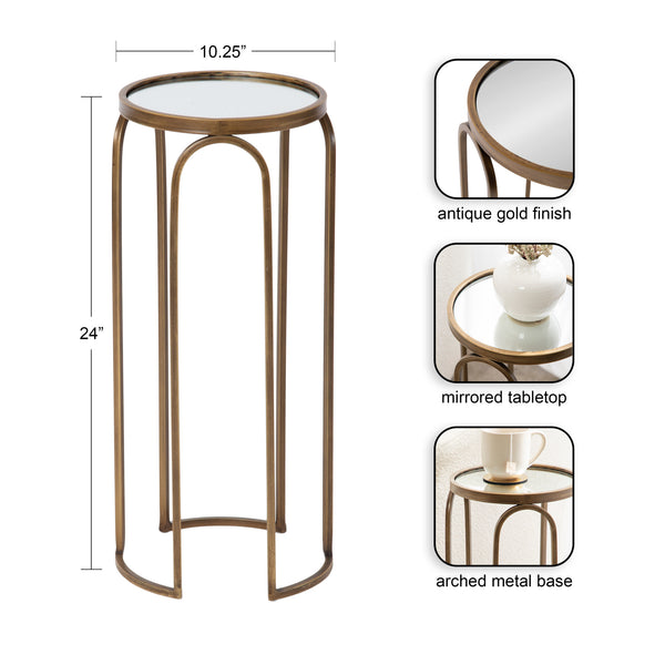 Kate & Laurel Pomeroy Metal Drink Table
