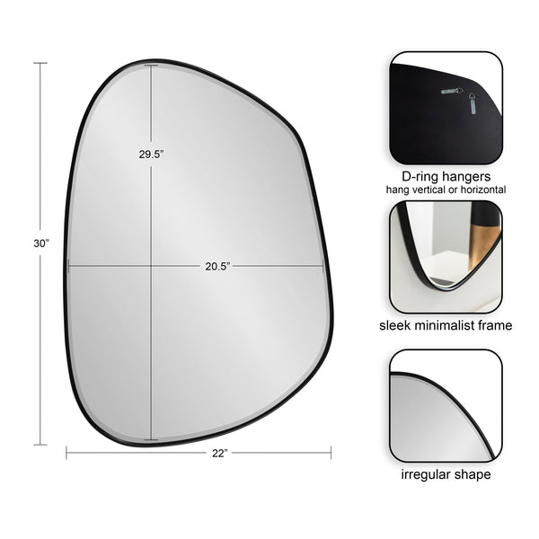 Kate & Laurel Ponder Decorative Wall Mirror