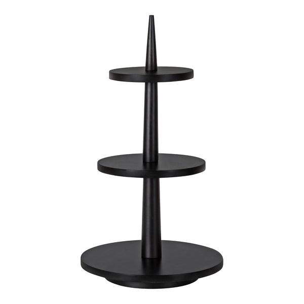 Kate & Laurel Praxis Wood Tiered Tray