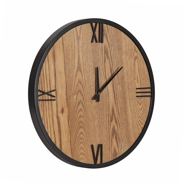 kate & laurel Pronte Wood Wall Clock