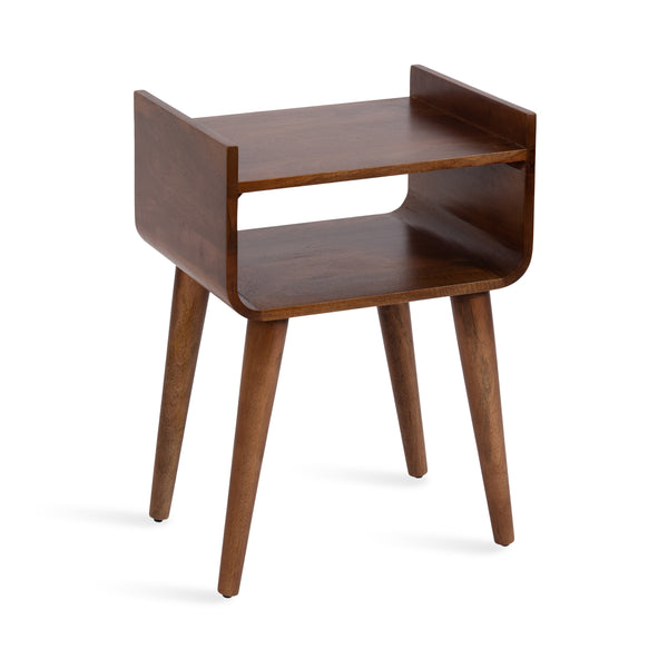 kate & laurel Quilby Wood Side Table