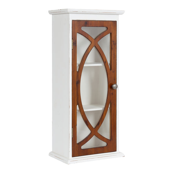 Kate & Laurel Quinlan Decorative Wood Wall Cabinet