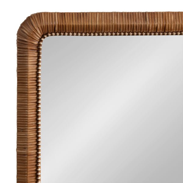 Kate & Laurel Rahfy Beaded Rectangle Framed Mirror
