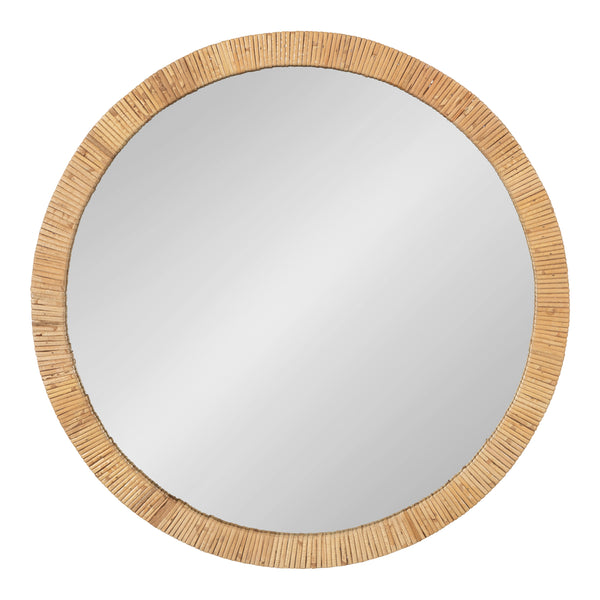kate & laurel Rahfy Round Framed Wall Mirror