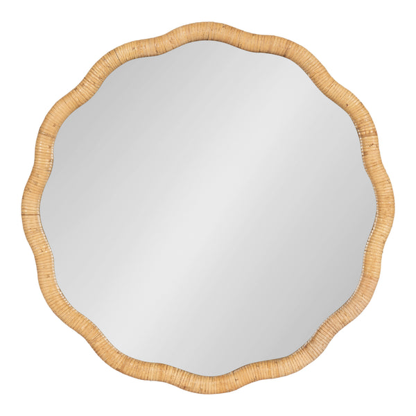 Kate & Laurel Rahfy Scallop Framed Wall Mirror