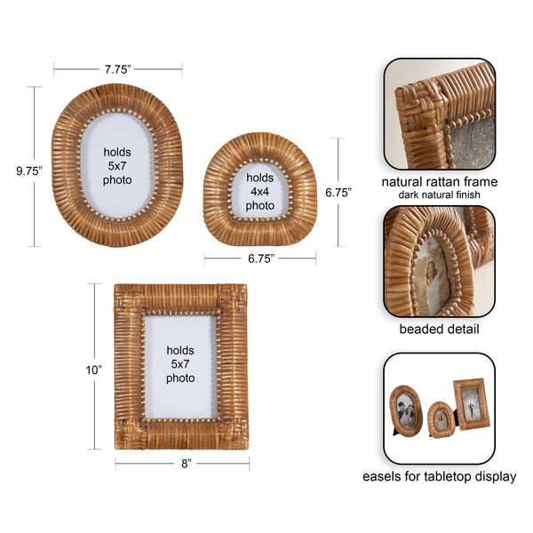 Kate & Laurel Rahfy Tabletop Picture Frame Set