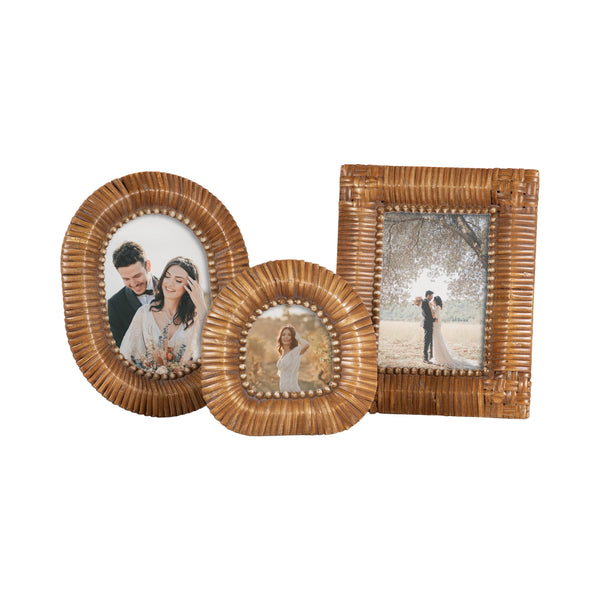 kate & laurel Rahfy Tabletop Picture Frame Set