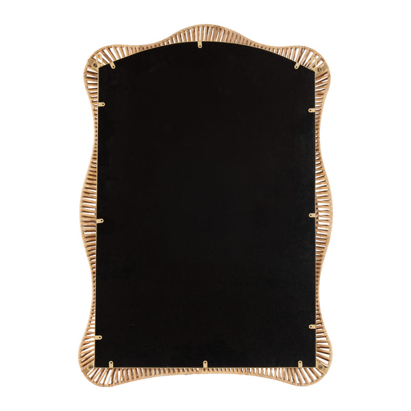 Kate & Laurel Rashana Rattan Wall Mirror