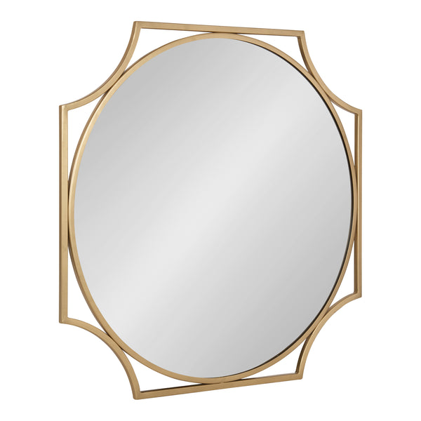 kate & laurel Rateau Scalloped Wall Mirror