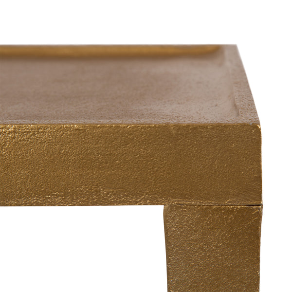 Kate & Laurel Rava Metal Slim Side Table