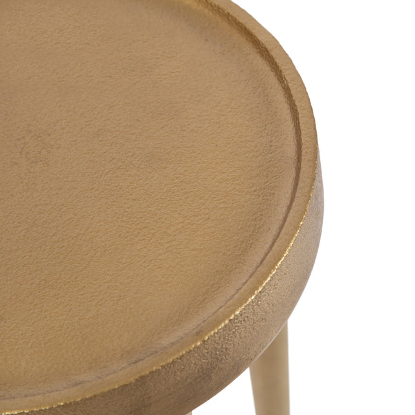 Kate & Laurel Rava Metal Table And Plant Stand