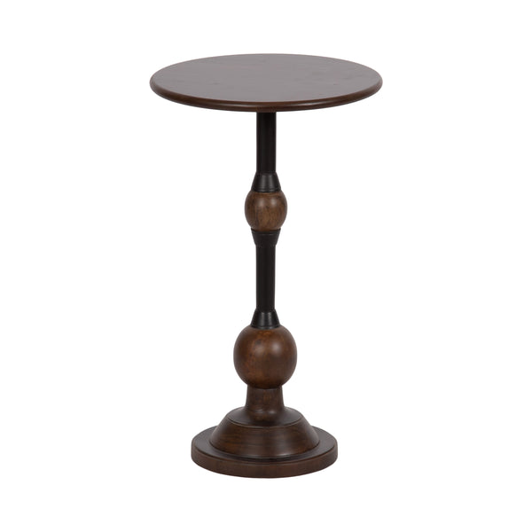 kate & laurel Rawlings Wood and Metal Side Table