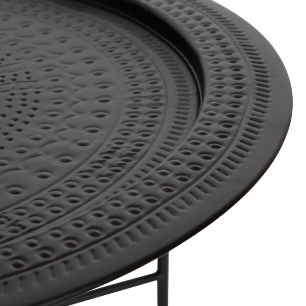 Kate & Laurel Razza Round Metal Coffee Table