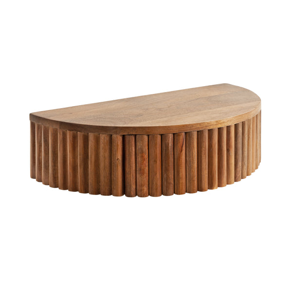 Kate & Laurel Reid Ribbed Floating Side Table