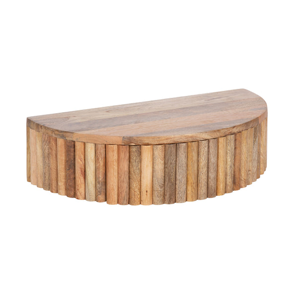 kate & laurel Reid Ribbed Floating Side Table