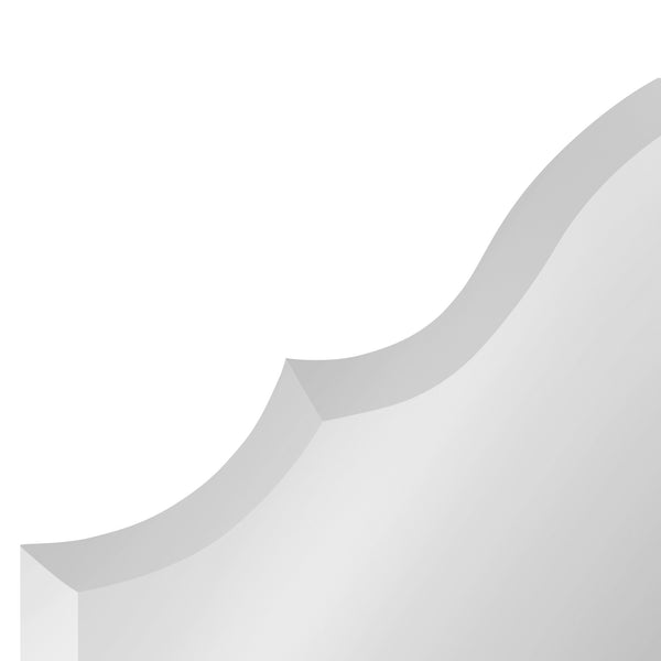 Kate & Laurel Reign Frameless Arch Wall Mirror