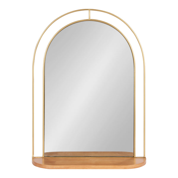 Kate & Laurel Reverie Framed Wall Mirror With Shelf