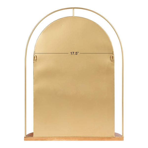 Kate & Laurel Reverie Framed Wall Mirror With Shelf