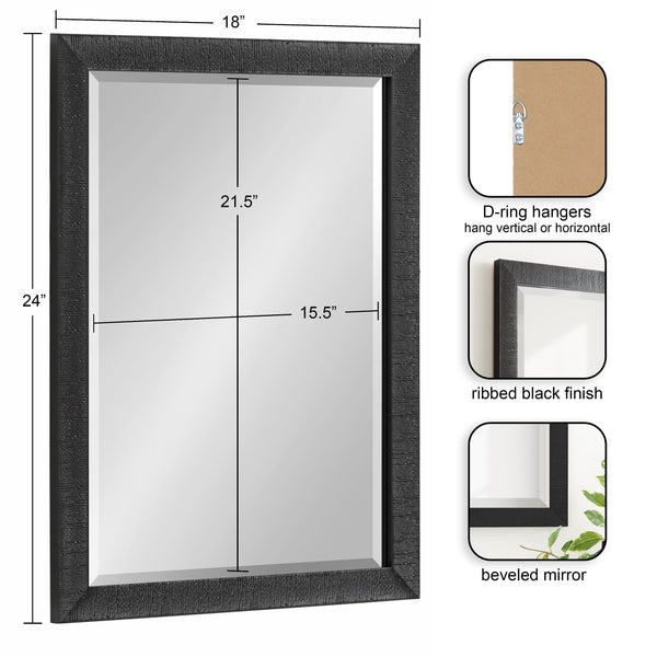 Kate & Laurel Reyna Rectangle Wall Mirror