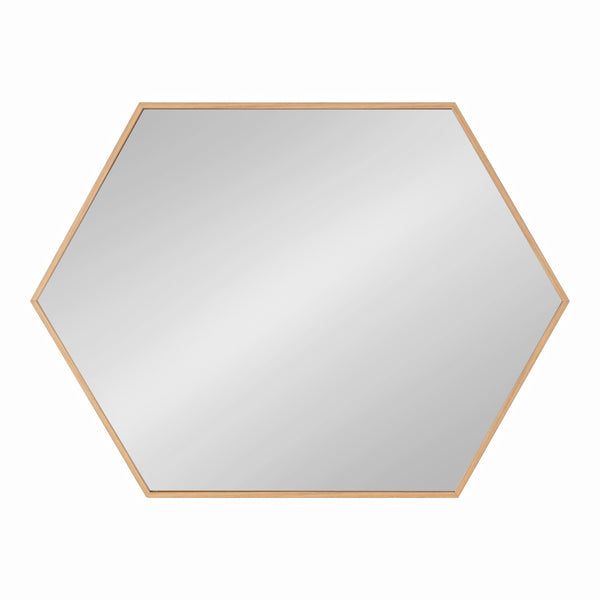 Kate & Laurel Rhodes Framed Hexagon Wall Mirror