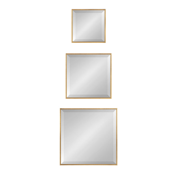 Kate & Laurel Rhodes Modern Square Mirror Set