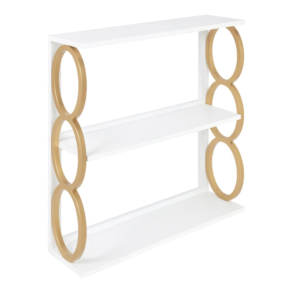 kate & laurel Ring Wooden 3-Tier Shelf