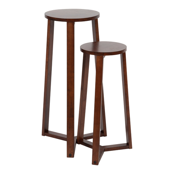 Kate & Laurel Rioux Round Wood Nesting Tables