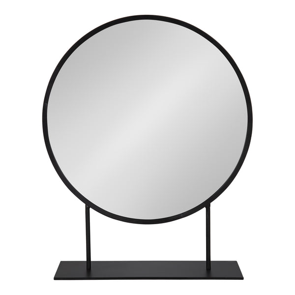 Kate & Laurel Rouen Round Metal Table Mirror