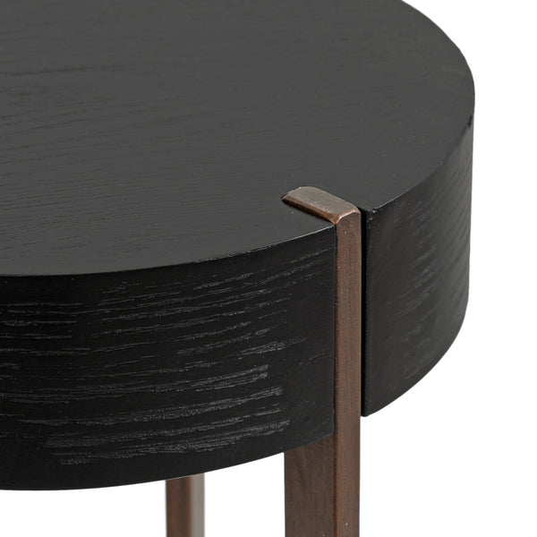 Kate & Laurel Rovin Drink Table Wood And Metal