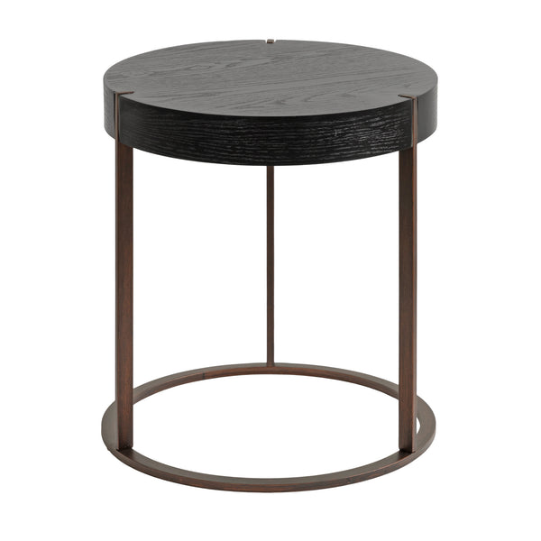 Kate & Laurel Rovin Side Table Wood And Metal