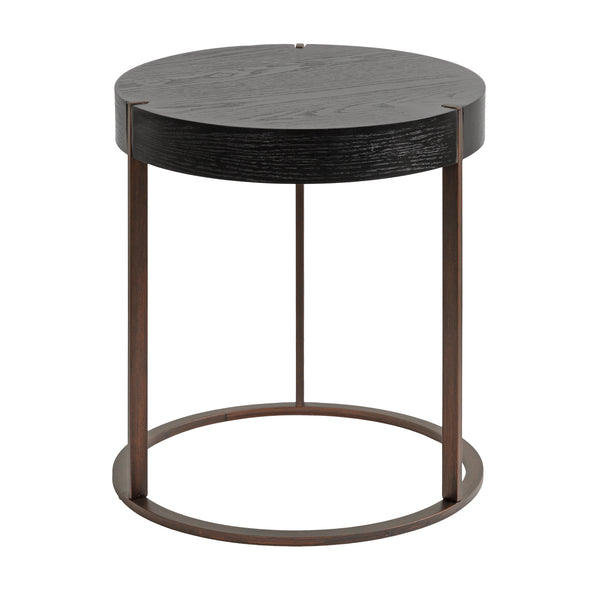 kate & laurel Rovin Side Table Wood and Metal