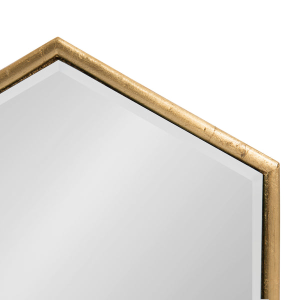 Kate & Laurel Royce Horizontal Hexagon Mirror
