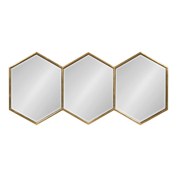 kate & laurel Royce Horizontal Hexagon Mirror