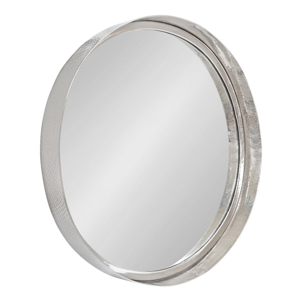 kate & laurel Samana Modern Round Mirror