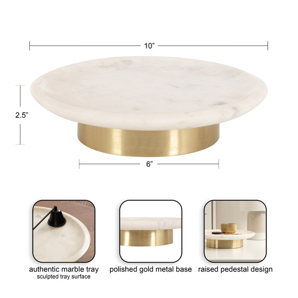 Kate & Laurel Sevienne Round Tray