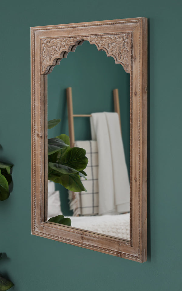 Kate & Laurel Shivani Wood Framed Mirror